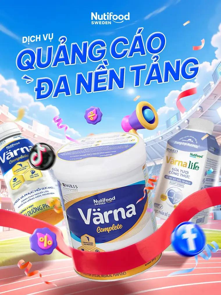 Ấn phẩm quảng cáo đa nền tảng AKA Media thực hiện cho khách hàng ngành thực phẩm dinh dưỡng
