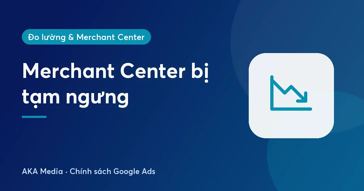 Merchant Center bị tạm ngưng: nguyên nhân và cách yêu cầu xem xét lại